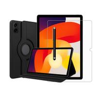 Kit Completo Capa Giratória Película Caneta Para Xiaomi Redmi Pad Pro Tela 12.1 Kit Completo Capa Giratória Película Caneta Para Xiaomi Redmi Pad Pro Tela 12.1