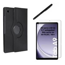 Kit Completo Capa Película Caneta Para Galaxy Tab A9 8.7 Polegadas SM X110 X115 X217