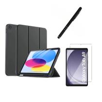 Kit Completo Capa Smart Película Caneta Para Galaxy Tab A9 8,7 X110 X115 Kit Completo Capa Smart Película Caneta Para Galaxy Tab A9 8,7 X110 X115