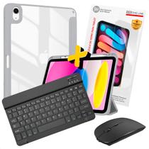 Kit Completo: Capa, Teclado, Mouse e Película para iPad A16 11ª Geração 2025 - Preto Kit Completo: Capa, Teclado, Mouse e Película para iPad A16 11ª Geração 2025 - Preto