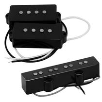 Kit Completo Captadores Precision + Jazz Bass Alnico V Fleor Vintage