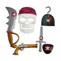 Kit Completo Caribe Piratas Dos 7 Mares C/ 6 Peças -Pica Pau