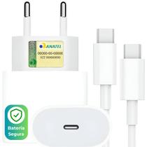 Kit Completo Carregador Turbo Rápido 35w Compativel com Iphone 15 Cabo Tipo USBC Kit Completo Carregador Turbo Rápido 35w Compativel com Iphone 15 Cabo Tipo USBC