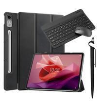 Kit Completo Case P/ Tab Lenovo P12 12.7' + Teclado E Mouse + Caneta