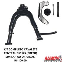 Kit completo cavalete central biz 125 (preto) compatível ao original.