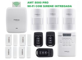 Kit Completo Central Alarme Intelbras Amt 8000 4x Sensores