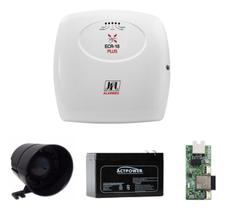 Kit Completo Cerca Eletrica Ecr 18 Plus Acesso Via Wifi Jfl