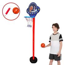 Kit Completo Cesta Basquete Infantil 1,4 M Com Bola E Inflador