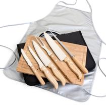 Kit Completo Churrasco 8 Peças com Maleta
