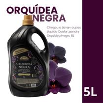 Kit Completo Coala Laundry Orquídea Negra LavaRoupas Líquido 5L , Amaciante Concentrado 1L Limpeza e Maciez