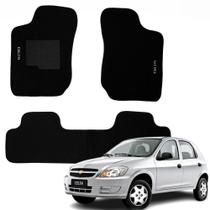 Kit Completo com 3P Tapetes Automotivos Específico Chevrolet Celta 2000 a 2015 - V5465