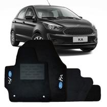 Kit Completo com 5P Tapetes Automotivos Específico Ford Ka 2015 a 2021