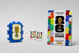 Kit Completo Copa 2026 Porta Figurinha + Álbum + Figurinhas Azul E Branco Caixa Kit Completo Copa 2026 Porta Figurinha + Álbum + Figurinhas Azul E Branco Caixa