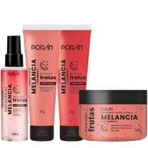 Kit Completo Corpo e Rosto Melancia Cuidados Porán