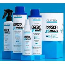 kit Completo CRESCE 3x Mais Glatten