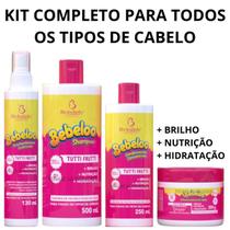 Kit Completo Cronograma Capilar 4 Semanas Para Reconstrução