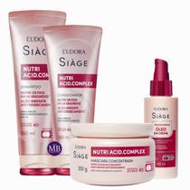 Kit Completo Cronograma Nutrição Nutri Acid.Complex Siàge Eudora