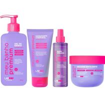 Kit Completo Cuidado Pessoal Labotrat Bubblegum Witch Chiclete Hidratante Sabonete Esfoliante e Body Splash