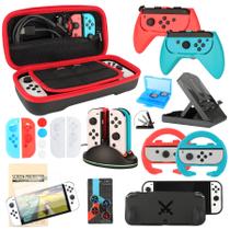 Kit Completo de Acessórios RTop para Nintendo Switch OLED 23 em 1 Kit Completo de Acessórios RTop para Nintendo Switch OLED 23 em 1