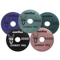 Kit Completo de Almofadas de Polimento Weha Donkey Quartz 4"
