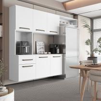 Kit Completo De Armário Cozinha Clean Aéreo 6p P/apartamento Kit Completo De Armário Cozinha Clean Aéreo 6p P/apartamento