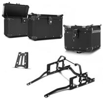 Kit Completo de Baús Super Adventure Traseiro e Laterais Ténéré 660 2012 À 2016 Kit Completo de Baús Super Adventure Traseiro e Laterais Ténéré 660 2012 À 2016