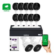 Kit Completo de Câmeras de Segurança WiFi com 12 Câmeras, DVR de 16 Canais e HD 1TB Purple Kit Completo de Câmeras de Segurança WiFi com 12 Câmeras, DVR de 16 Canais e HD 1TB Purple