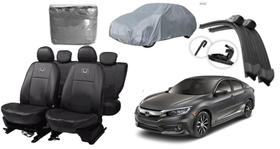 Kit Completo de Capa de Couro para Civic 16-21 - Sofisticação e Durabilidade