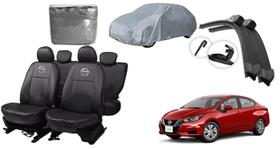 Kit Completo de Capa de Couro Versa 19-22 + Limpador de Parabrisa Premium Kit Completo de Capa de Couro Versa 19-22 + Limpador de Parabrisa Premium
