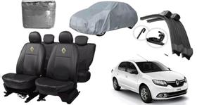 Kit Completo de Capa para Logan 08-17 com Capa de Cobrir e Limpador Kit Completo de Capa para Logan 08-17 com Capa de Cobrir e Limpador