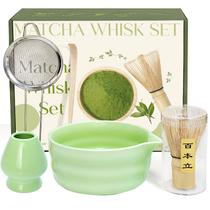 Kit completo de chá Matcha Whisk Set Cowcowcow verde claro