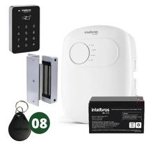 Kit Completo de Controle de Acesso Intelbras Digiprox com Fechadura Eletroímã e Fonte Nobreak
