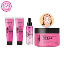 Kit completo de cuidados com a pele Pitaya da Porán Kit completo de cuidados com a pele Pitaya da Porán