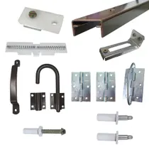 Kit completo de Ferragens para porta camarão alumínio pintura bronze Kit completo de Ferragens para porta camarão alumínio pintura bronze