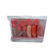 Kit Completo de Frascos de Cosméticos e Viagem Fofo Miniso Kit Completo de Frascos de Cosméticos e Viagem Fofo Miniso