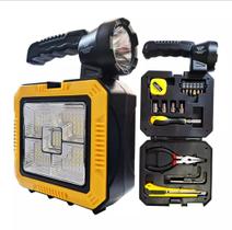 Kit completo de Lanterna Recarregável por painel Solar conjunto de ferramentas