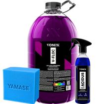 Kit Completo de Limpeza Automotiva Acidus e V floc Vonixx Limpeza Ácida e Neutra para Rodas, Plásticos e Chassi Kit Completo de Limpeza Automotiva Acidus e V floc Vonixx Limpeza Ácida e Neutra para Rodas, Plásticos e Chassi