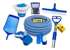 Kit Completo de Limpeza para Acessórios de Piscina Mantenha Sua Piscina Impecável