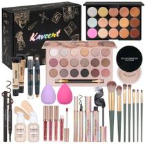 Kit Completo de Maquiagem KAVCENT para Adolescentes e Mulheres Kit Completo de Maquiagem KAVCENT para Adolescentes e Mulheres