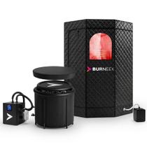 Kit Completo de Sauna Doméstica e Banho Frio Burneek Infravermelho Kit Completo de Sauna Doméstica e Banho Frio Burneek Infravermelho
