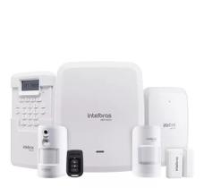 Kit Completo de Sistema de Alarme Sem Fio Monitorado Via Internet AMT 8000 Intelbras