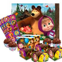 Kit Completo Decoração Masha e o Urso Festa aniversário