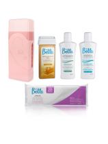 Kit Completo Depilol Aparelho Depilação Rollon Cera Depil Bella Óleo Loção Folha