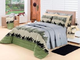 Kit completo Desire 200 Fios 100% Algodao Casal Queen 12 Peças