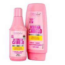 Kit Completo Desmaia Cabelo: Shampoo e Condicionador para Fios Deslumbrantes e Super Hidratados