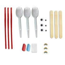 Kit Completo Diy Para Montar 3 Garfinhos - Forky Toy Story 4