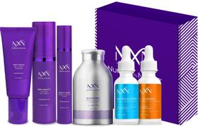 Kit completo do sistema antienvelhecimento de cuidados com a pele NXN com vitamina C