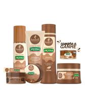 Kit Completo Doce de Leite Hidratação e Brilho Haskell