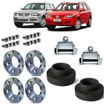 Kit Completo Elevar Gol Parati Espaçador 15mm até G4 Todos Kit Completo Elevar Gol Parati Espaçador 15mm até G4 Todos