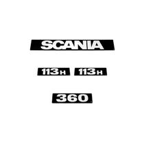 Kit completo emblema scania bicudo 113h 360